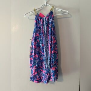 3 different patterned chain halter top. New. Need a strapless bra to wear.